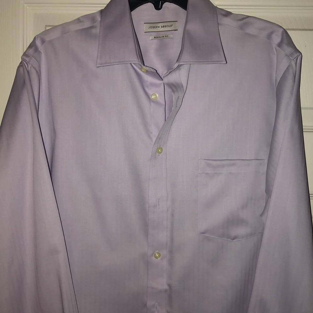 Regular fit lilac men’s dress shirt